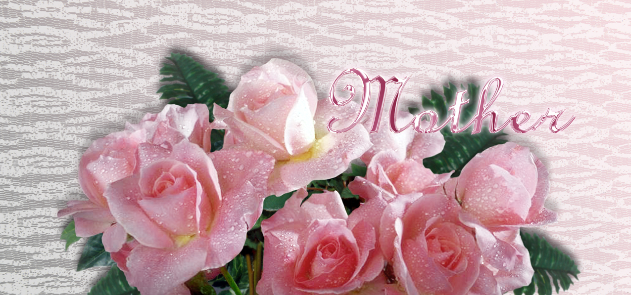 P 064 M Bouquet Of Roses Pink Mother